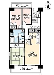 物件の間取り
