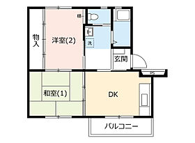 1階 / 2DK / 41.28㎡