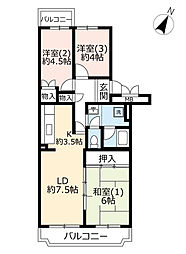 間取図画像 3LDK