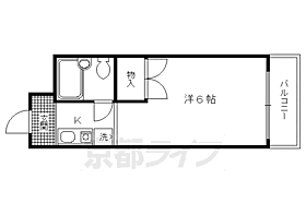 山本マンション 207 ｜ 京都府京都市東山区今熊野北日吉町（賃貸マンション1K・2階・19.44㎡） その2