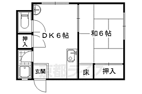 京都府京都市右京区常盤柏ノ木町（賃貸アパート1DK・2階・24.00㎡） その2