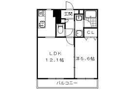 京都府京都市右京区山ノ内苗町（賃貸マンション1LDK・1階・41.04㎡） その2