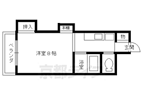 京都府京都市左京区聖護院西町（賃貸マンション1K・2階・20.00㎡） その2