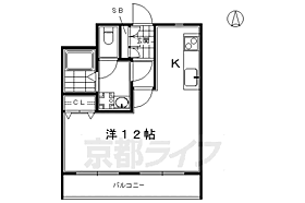 レスパスエルトン丹波口 101 ｜ 京都府京都市下京区西七条東八反田町（賃貸マンション1R・1階・31.00㎡） その2