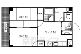 シュエットＤ 103 ｜ 京都府京都市南区唐橋大宮尻町（賃貸マンション2LDK・1階・43.62㎡） その2