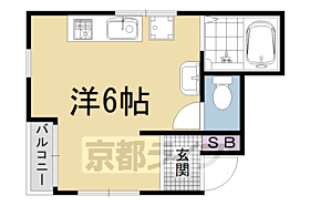 西京極みのりビル 301 ｜ 京都府京都市右京区西京極前田町（賃貸アパート1R・3階・25.50㎡） その2