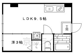 京都府京都市右京区花園伊町（賃貸マンション1LDK・4階・27.00㎡） その2