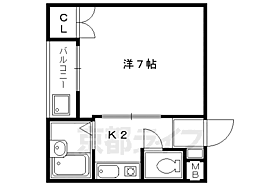 桂ハイツ京都 102 ｜ 京都府京都市下京区福本町（賃貸アパート1K・1階・20.00㎡） その2