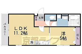 Ｄ－ＲＯＯＭ深草小久保町Ｃ 303 ｜ 京都府京都市伏見区深草小久保町（賃貸アパート1LDK・3階・41.70㎡） その2