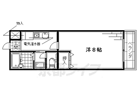 ラフィーネ伏見 203 ｜ 京都府京都市伏見区深草フケノ内町（賃貸マンション1K・2階・25.11㎡） その2