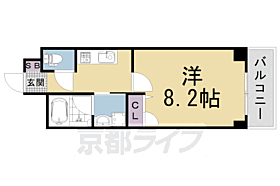 京都府京都市中京区壬生花井町（賃貸マンション1K・7階・28.69㎡） その2