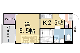 モンカンフリエ 102 ｜ 京都府京都市伏見区深草勧進橋町（賃貸アパート1K・1階・21.53㎡） その2