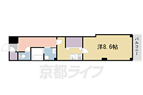 京都府京都市中京区西ノ京上平町（賃貸マンション1K・2階・33.51㎡） その2