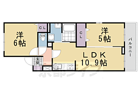 エスポワールII 101 ｜ 京都府京都市伏見区久我本町（賃貸アパート2LDK・1階・52.45㎡） その2