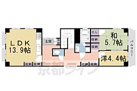 プリシード東福寺レジデンス 401 ｜ 京都府京都市東山区泉涌寺雀ケ森町（賃貸マンション2LDK・3階・60.00㎡） その2