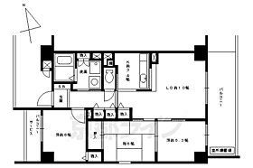 京都府京都市中京区古西町（賃貸マンション3LDK・4階・67.36㎡） その2