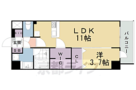 京都府京都市中京区西ノ京下合町（賃貸マンション1LDK・1階・38.93㎡） その2