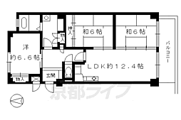 京都市営烏丸線 丸太町駅 徒歩4分 2階/-