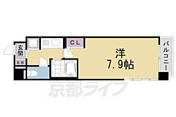 サムティ京都祇園 4階1Kの間取り