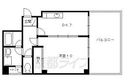ＯＳビル 3階1DKの間取り