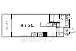 ＦＡＡＤ 4階ワンルームの間取り