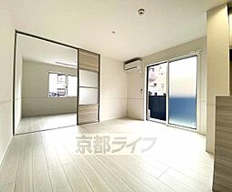 JR山陰本線 太秦駅 徒歩17分の賃貸アパート 1階1LDKのリビング/ダイニング