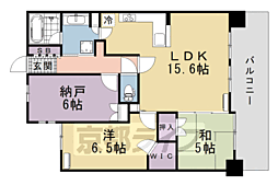 ネバーランド桃山 2階3LDKの間取り