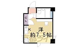 ＧＲＡＮＤ　ＬＡＴＴＩＣＥ　Ｓａｙａｍａｃｈｉ 5階ワンルームの間取り