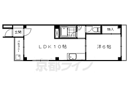 フローレ大宮 5階1LDKの間取り