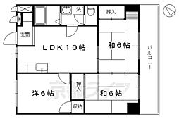 東和ハイツ本館 3LDKの間取図画像