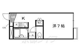 京福電気鉄道北野線 北野白梅町駅 徒歩22分 1階/-