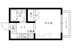 京都市営烏丸線 北大路駅 徒歩19分 2階/-