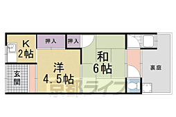 第三小富士荘 2Kの間取図画像