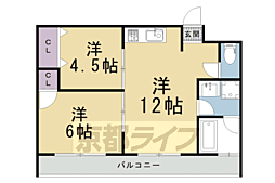 JR山陰本線 花園駅 徒歩1分 2階/-