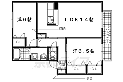 近鉄京都線 三山木駅 徒歩9分 2階/-