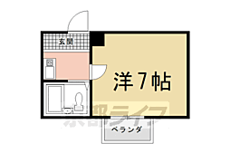 フジハイツ 1Kの間取図画像