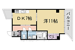 ピュアコート五条 5階/-