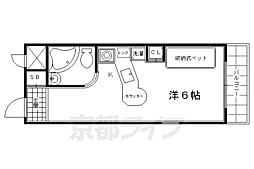 ラ・パルフェ・ド・プレオ ワンルームの間取図画像