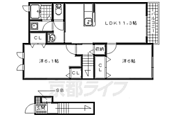 JR奈良線 木津駅 徒歩18分 2階/-