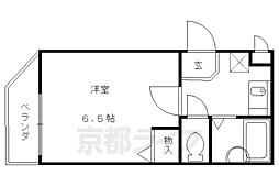 ティラルセ 1Kの間取図画像
