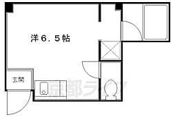 サニーズ西大路 ワンルームの間取図画像