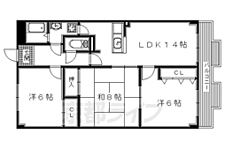 京阪交野線 宮之阪駅 徒歩10分 3階/-