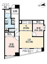 URアーバニア大須  ｜ 愛知県名古屋市中区門前町1丁目（賃貸マンション2LDK・5階・67.63㎡） その2