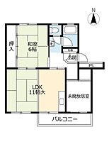 UR岩成台  ｜ 愛知県春日井市岩成台6丁目（賃貸マンション1LDK・5階・43.26㎡） その2