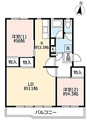 物件の間取り