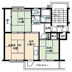 物件の間取り