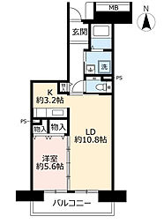 コンフォール城山7号棟 3LDKの間取図画像