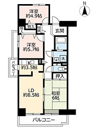 間取図画像 3LDK