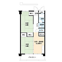 13階 / 2DK / 46.59㎡