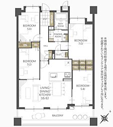 間取図画像 4LDK
